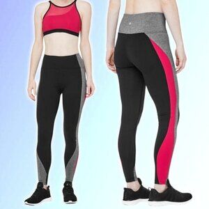 LULULEMON Get Going Train Tight *28" Sz 4 Heathered Black Flamenco Red